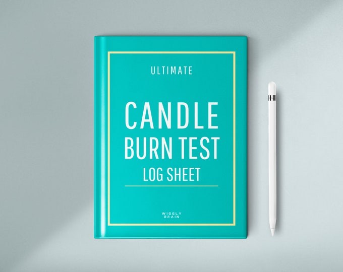 Candle Testing Sheet, Printable Candle Burn Test Sheet, Candle Test ...