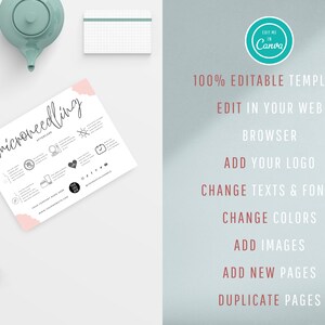 May include: A white printable template with a pink watercolor background and the text "microneedling aftercare". The template includes a list of instructions and icons for aftercare.