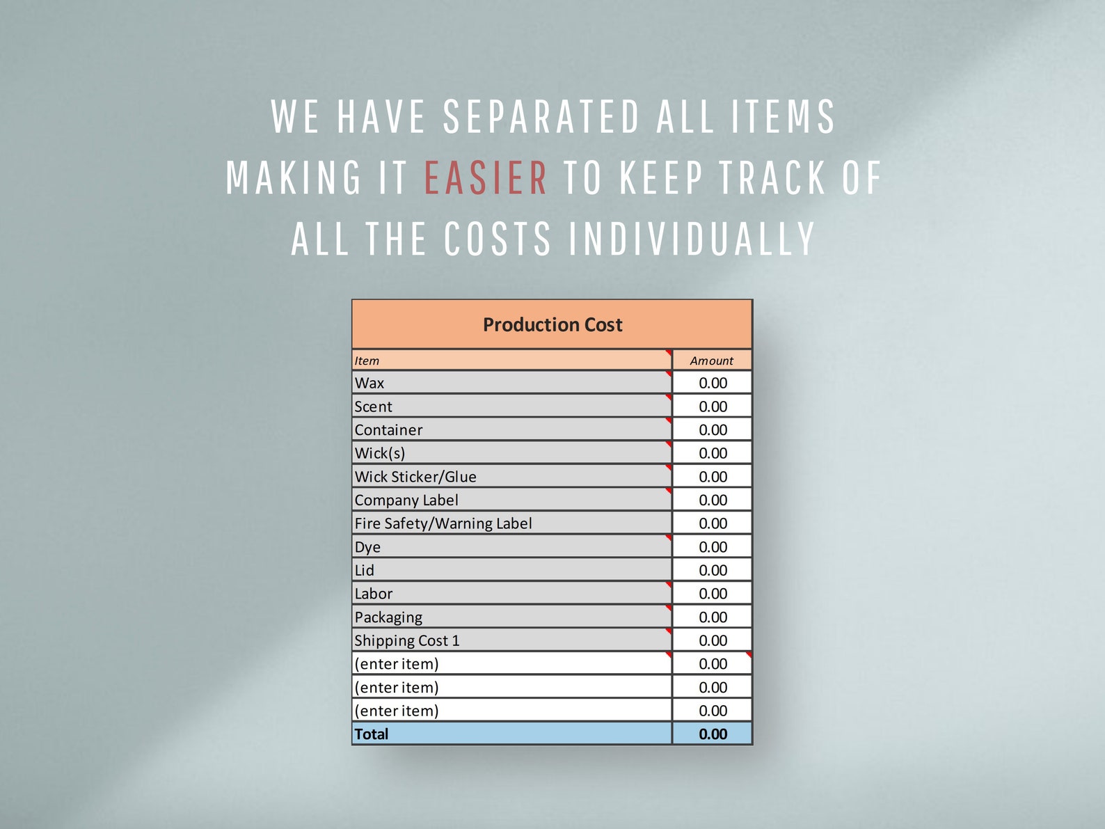 Allinone Candle Calculator Candle Making Cost Calculator & Etsy