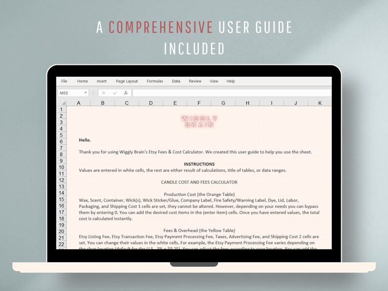 Allinone Candle Calculator Candle Making Cost Calculator & Etsy