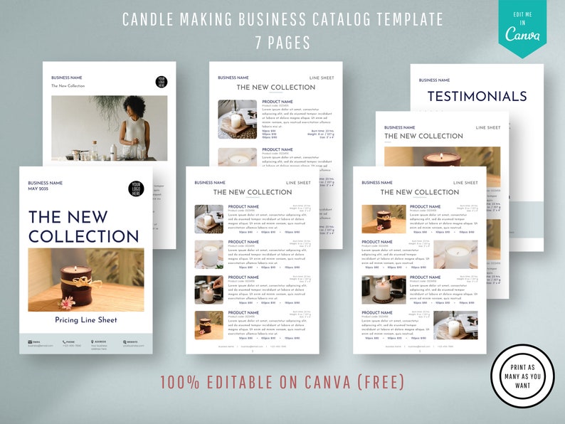 Candle Branding Kit Candle Making Business Starter Kit Etsy