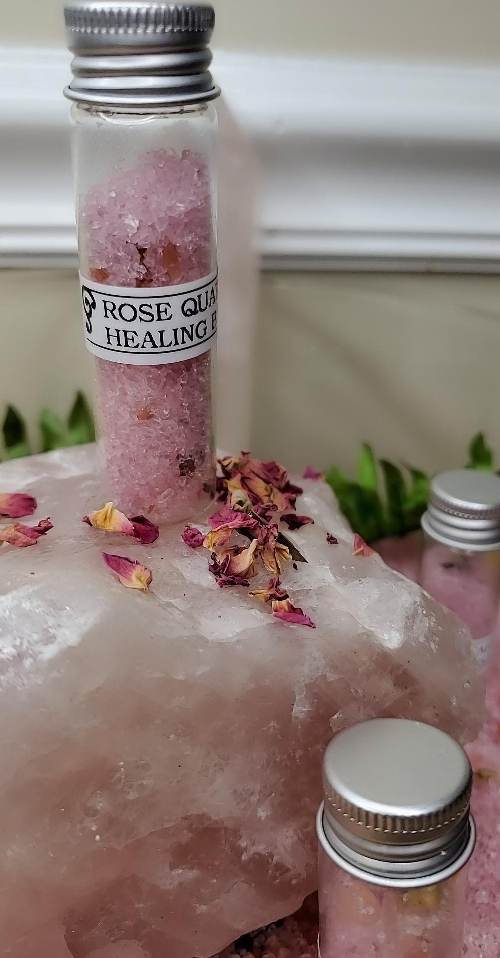 Rose Quartz Healing Bath Salts Etsy