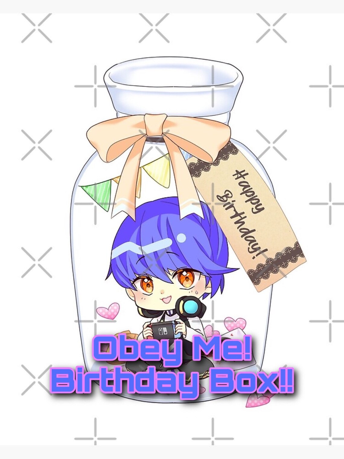 Personalised Obey Me Birthday Boxes Etsy