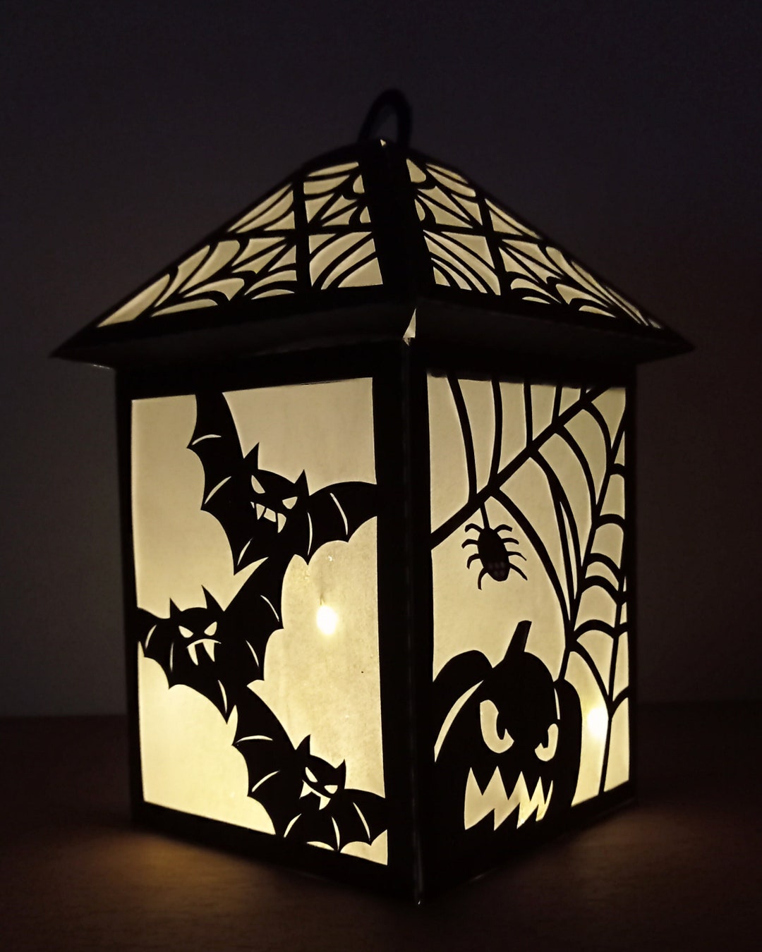 DIY Paper Halloween Lantern Etsy