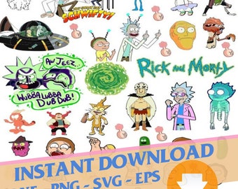 Free Free 173 Rick And Morty Layered Svg SVG PNG EPS DXF File