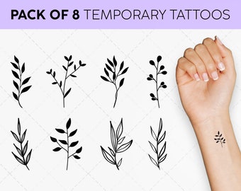 Leaves tattoo designs Silhouette Vector Clipart Images Pictures
