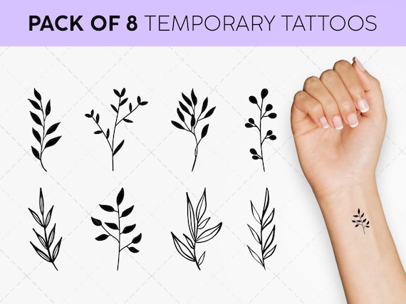 Nature Tats  Temporary Tattoos  Beet  Yarrow  Denver Flower Delivery  and Flower Shop