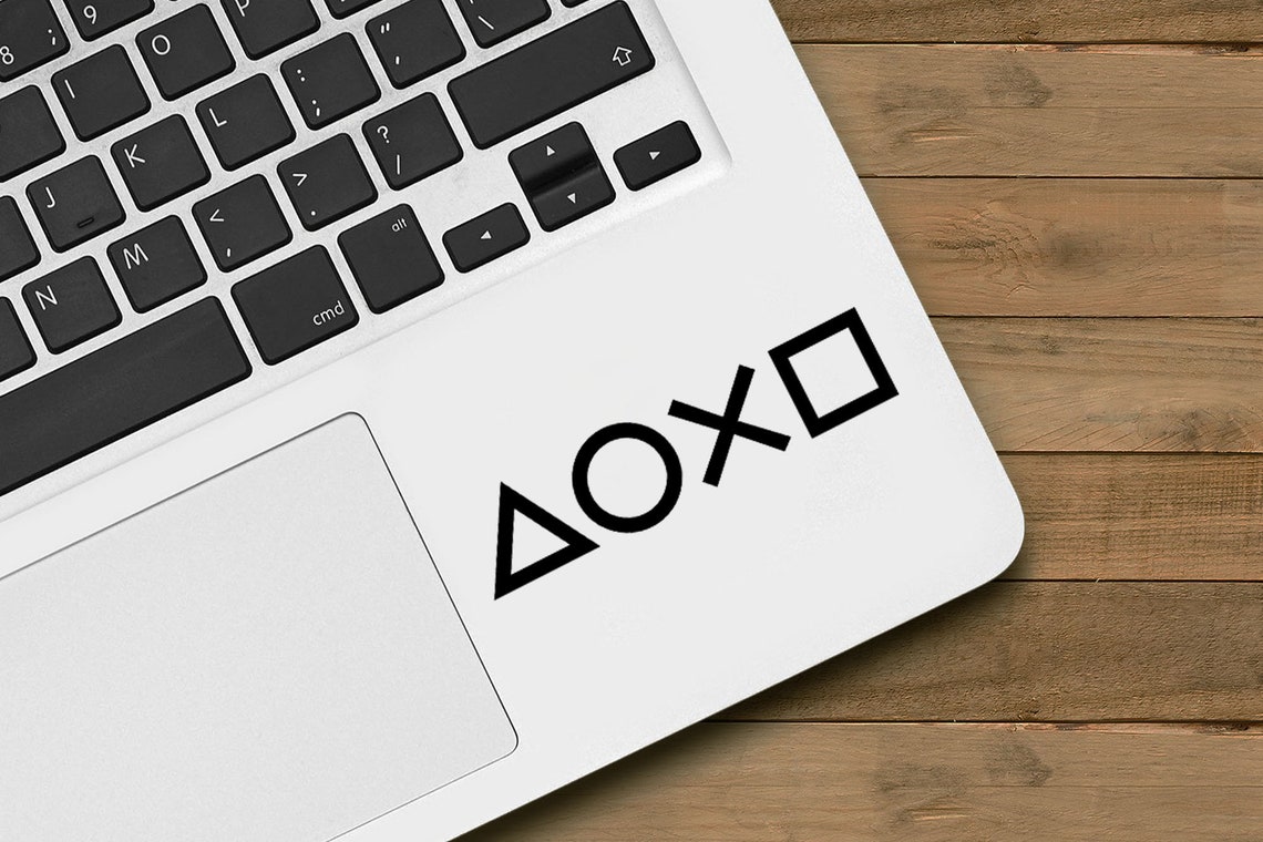 Playstation Buttons Vinyl Decal Sticker for laptop bumper Etsy