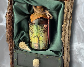 Handmade Poison Bottle Box