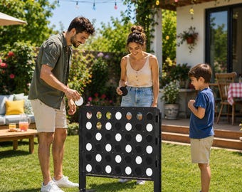 Jumbo Metal Vier in einer Reihe Spiel: Indoor / Outdoor Familienspaß