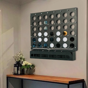 Metal Wall Connect Four Game Board - Connect Four Game, Connect Four Giant Game, Connect four for Wall, Metal Wall Art, Connect 4 Game Board