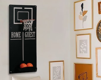 Basketball Hoop Wall Decor - Metal Wall Decor, Metal Wall Art,Housewarming gift,Basketball Gifts,Basketball Hoop,Wall Decor, Office Wall Art