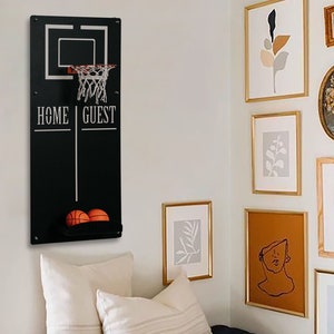 Basketball Hoop Wall Decor - Metal Wall Decor, Metal Wall Art,Housewarming gift,Basketball Gifts,Basketball Hoop,Wall Decor, Office Wall Art