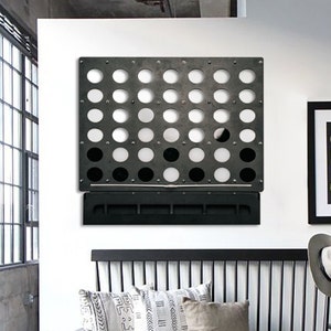 Metal Wall Art Connect Four Wall Game - Wall Decor, Housewarming gift, Office Wall Decor,Office Wall Art,Metal Wall Art, Livingroom Wall Art