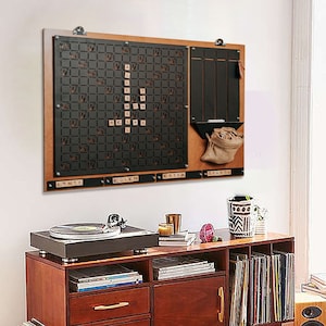 Wall Scrabble Game Board Scrabble for Wall, Wall Decor, Metal Wall Art,Housewarming gift,Office Wall Decor,Home Decor, Livingroom Wall Art image 3