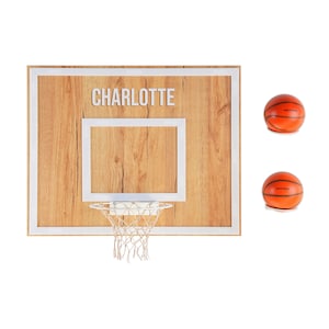 Personalized Basketball Hoop - Basketball Wall Decor, Wooden Basketball Hoop, Basketball Gifts, Young Man Gift Christmas Gift, Black Friday,