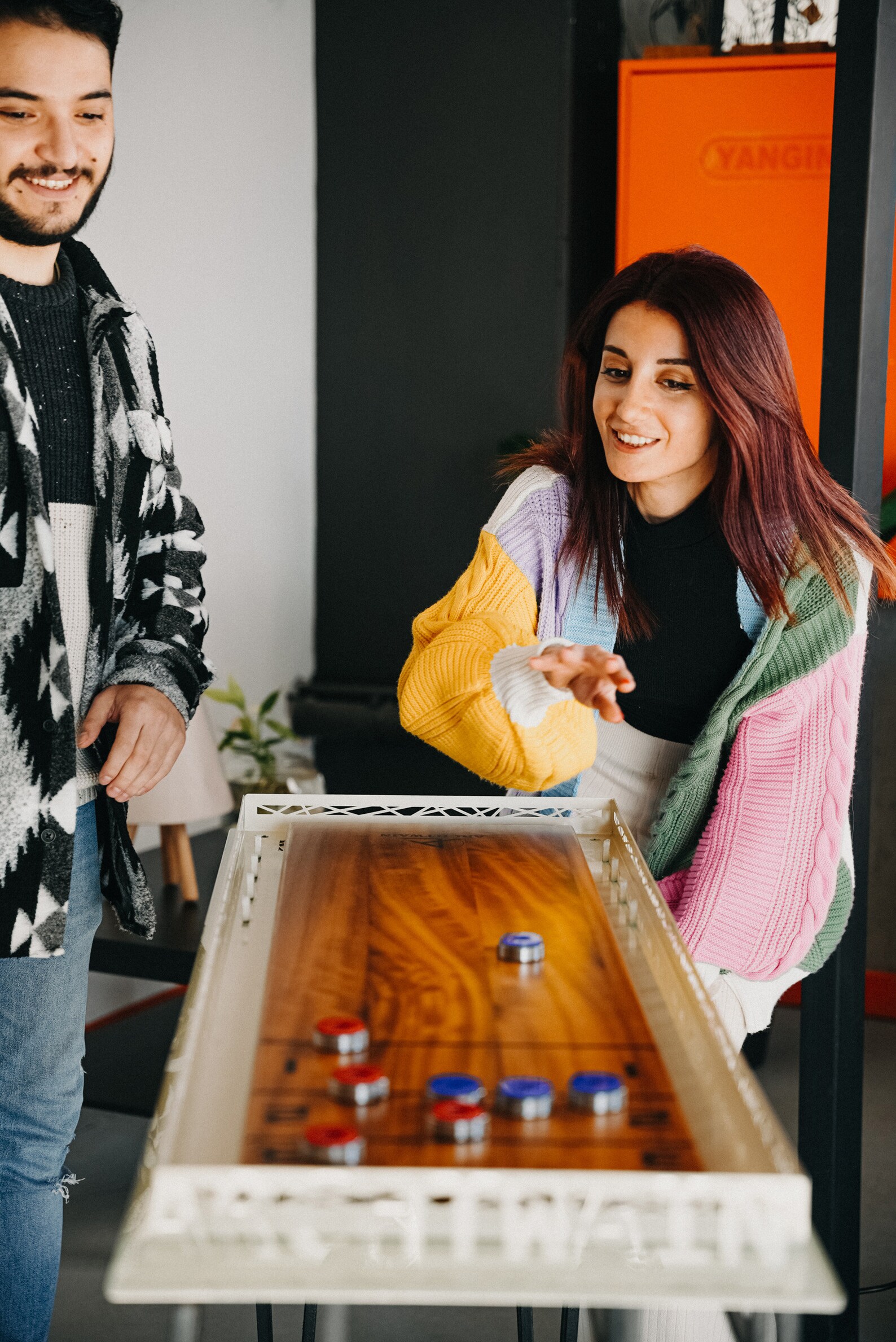 Metal Wall Art Shuffleboard Shuffle Board Table Game Metal Etsy