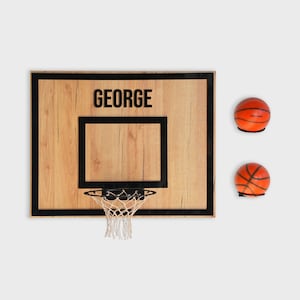 Custom Made Basketball Hoop - Basketball Wall Decor, Wooden Basketball Hoop, Basketball Gifts, Young Man Gift Christmas Gift, Black Friday,