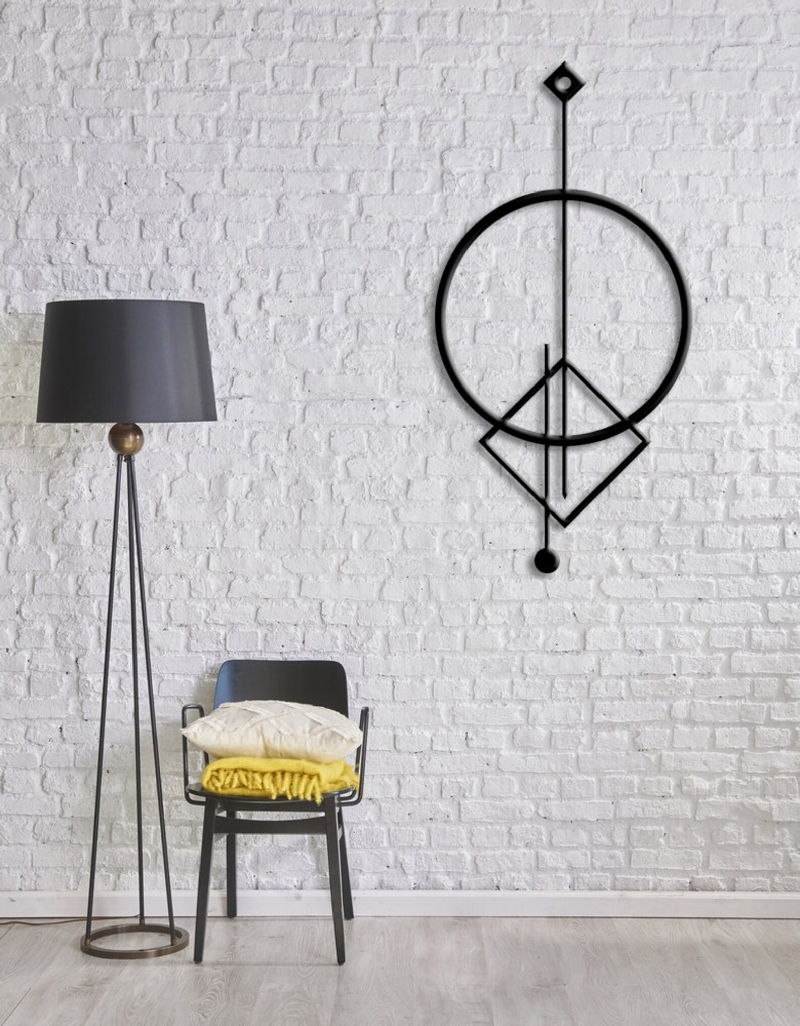 Metal Wall Minimalist Art Metal Wall Decor Modern Wall Art Etsy