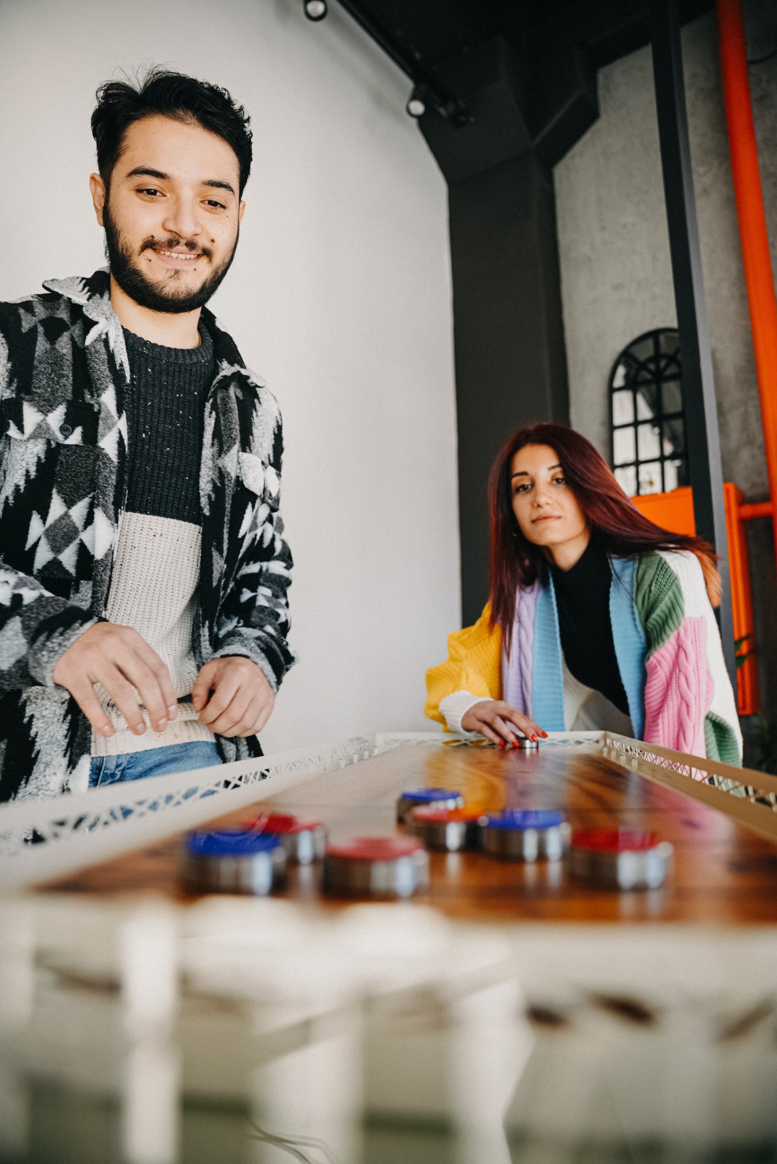 Metal Wall Art Shuffleboard Shuffle Board Table Game Metal Etsy