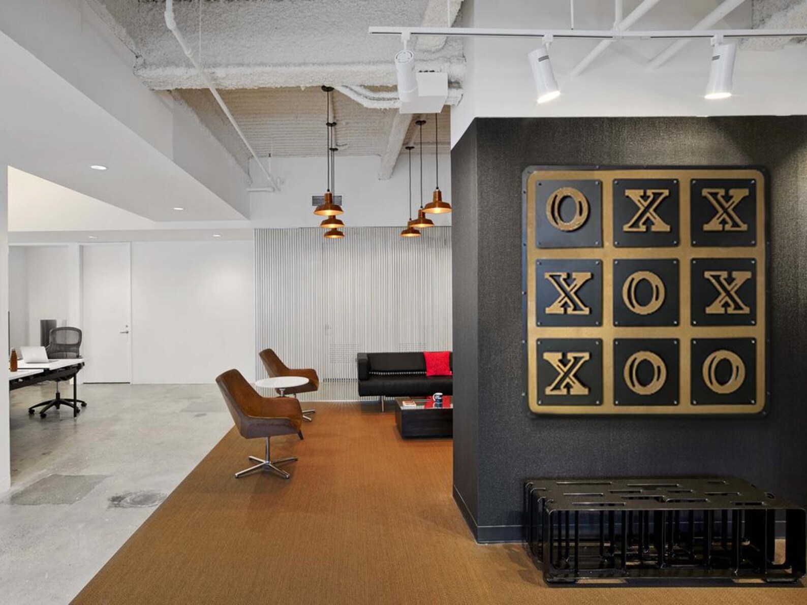 Giant Metal Tic Tac Toe Wall Game - Modern Gameroom Decor - Etsy