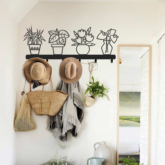 Wall Mounted Coat Rack & Decorative Wall Hooks