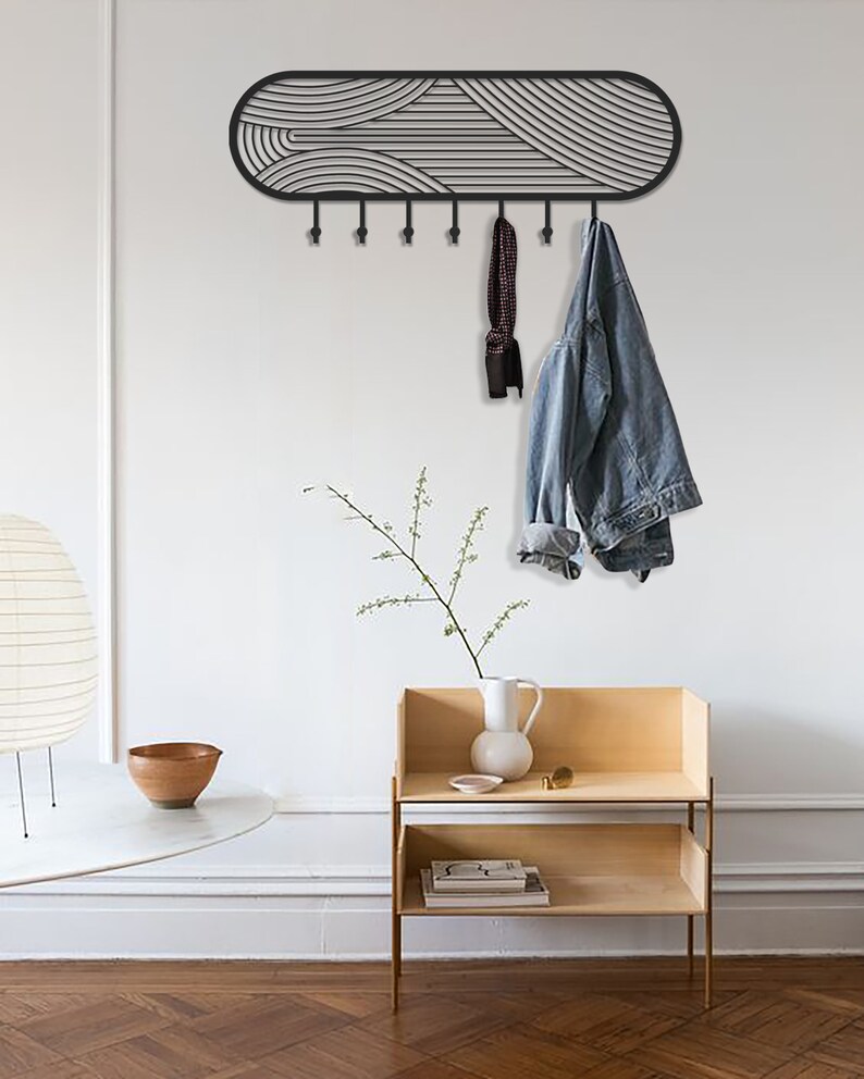 Modern Wall Mounted Coat Rack