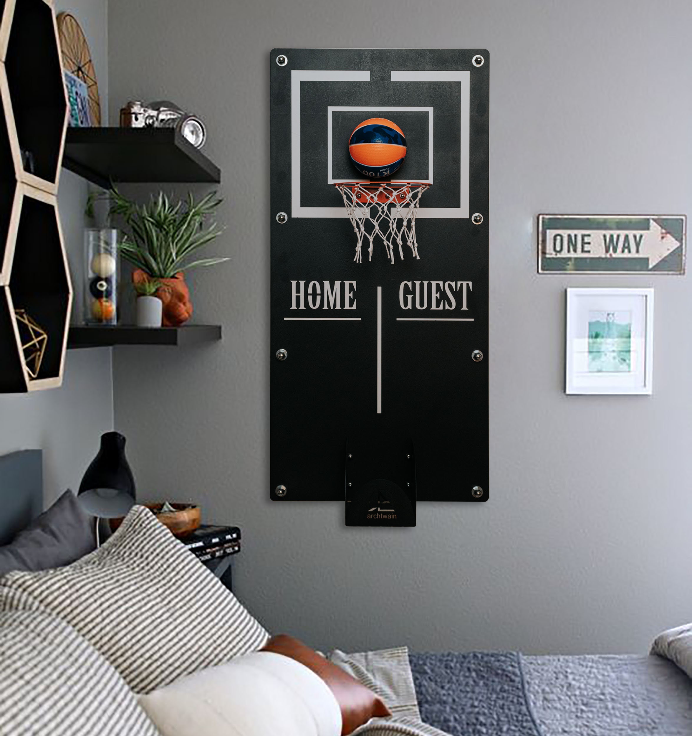 Warriors room  Basketball room, Basketball bedroom, Basketball themed  bedroom