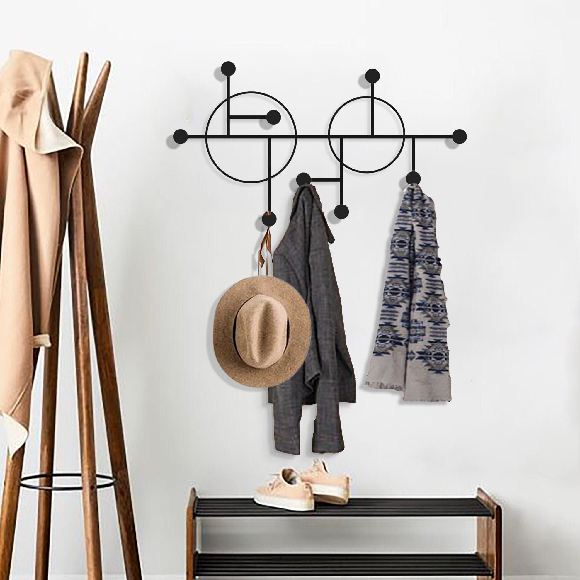 The Humble Hook, 40 Ways  Coat hooks on wall, Brass wall hook, Modern coat  rack