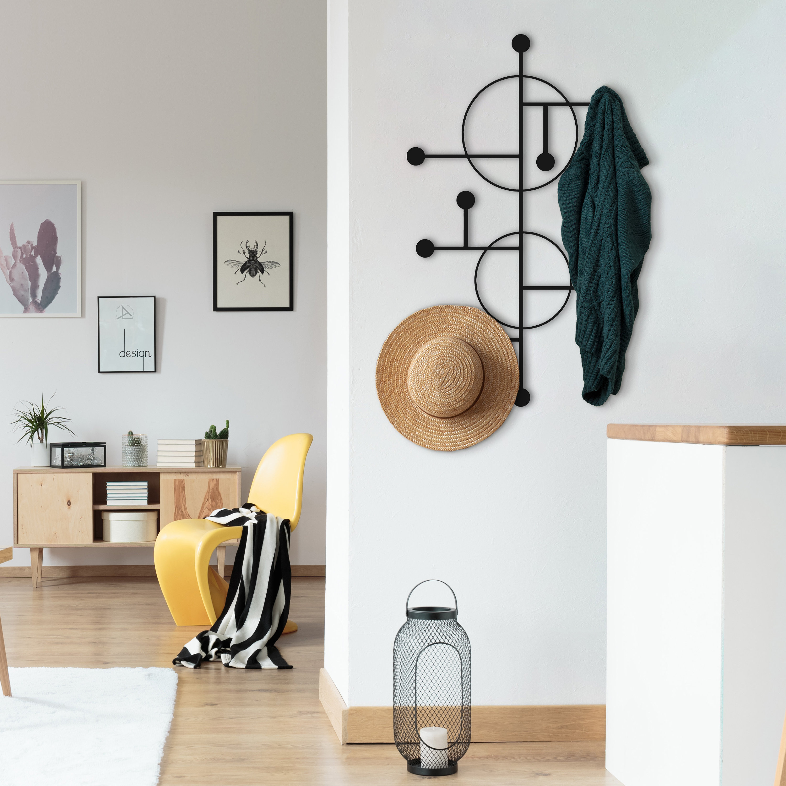 Modern coat rack wall sale