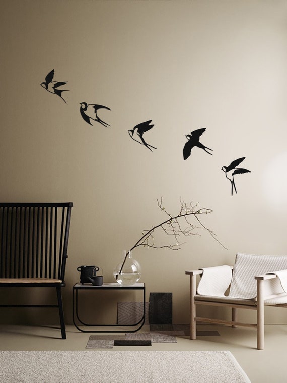 Vogels Metal Wall Art Vogels Muur Decor Metal Bird Art Metal