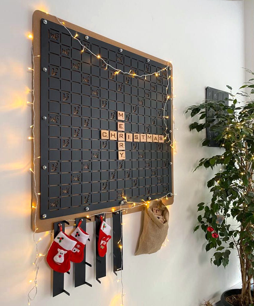 Giant Wall Scrabble Board Life Size Scrabble for Wall Giant Etsy Canada