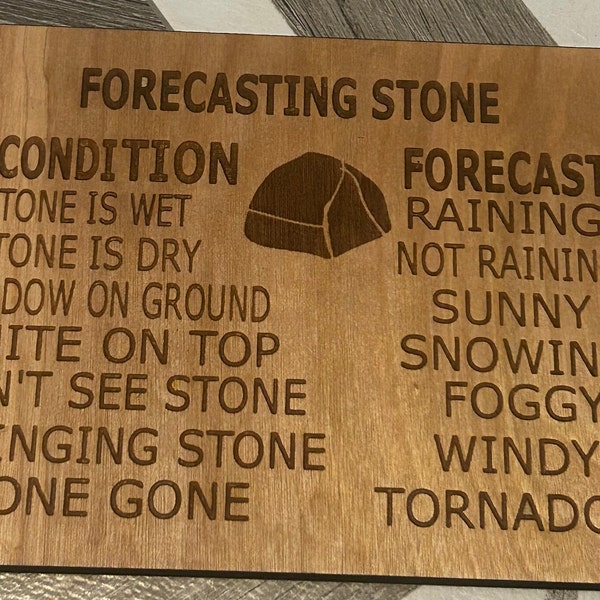 Weather Stone Etsy