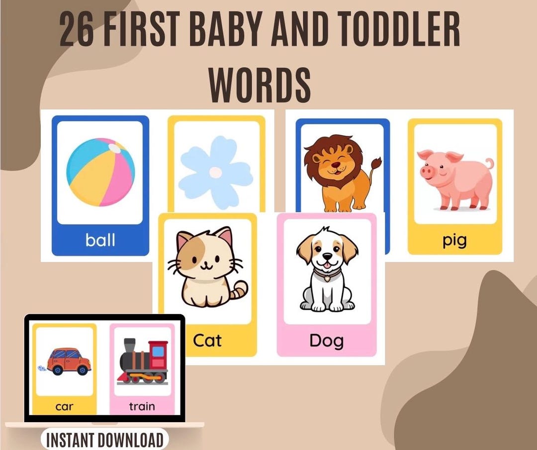 First Word Babies and Toddlers First Words Created by Paediatric Speech ...