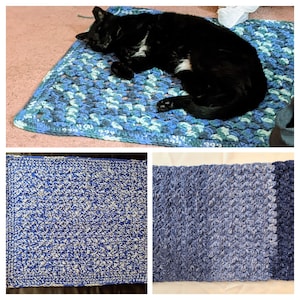 Crochet Cat/Pet blanket/mat