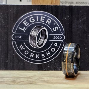 The United States Military Academy Custom Engraved Ceramic Ring available in different sizes