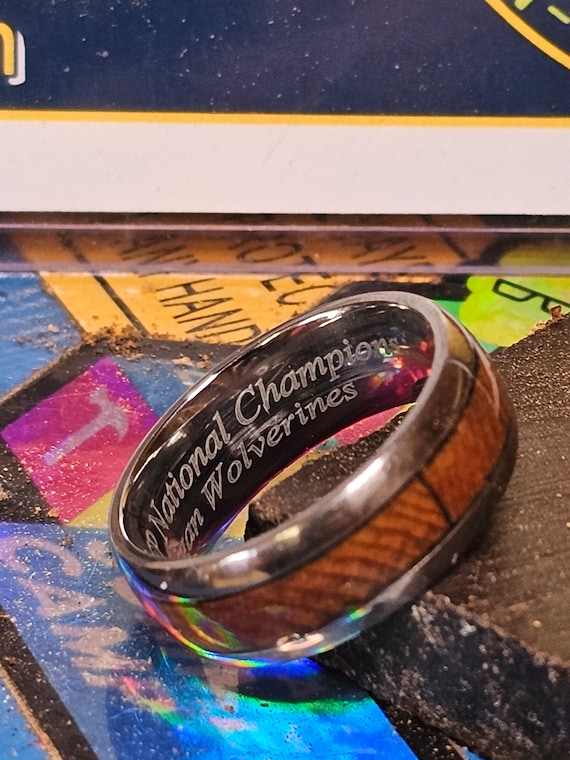 Michigan wolverines silicone wedding ring new arrivals