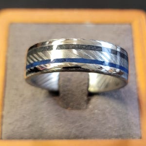 Custom Damascus Steel Ring