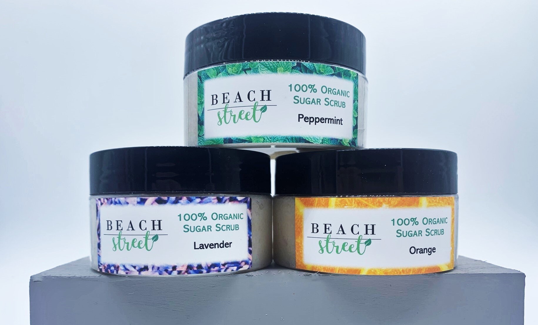 Organic Body Scrub Set Etsy
