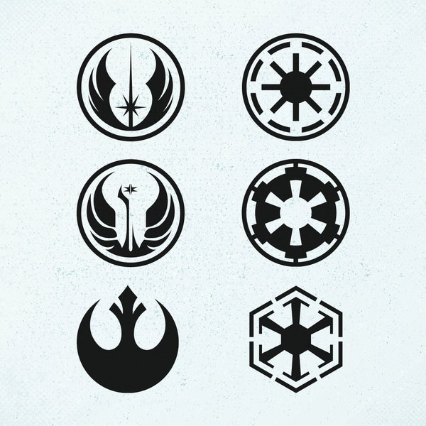 Star Wars Logo collection | Digital Downloadable | Printable | svg, eps, dxf, png