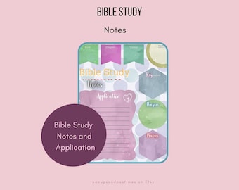 Notas de estudio bíblico, Estudio de las Escrituras bíblicas, Cómo estudiar la Biblia, Estudio de versículos bíblicos