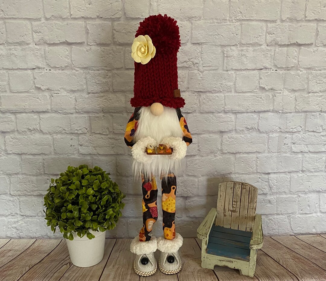 Charcuterie Gnome Cheese Gnome Standing Gnome Gift Etsy
