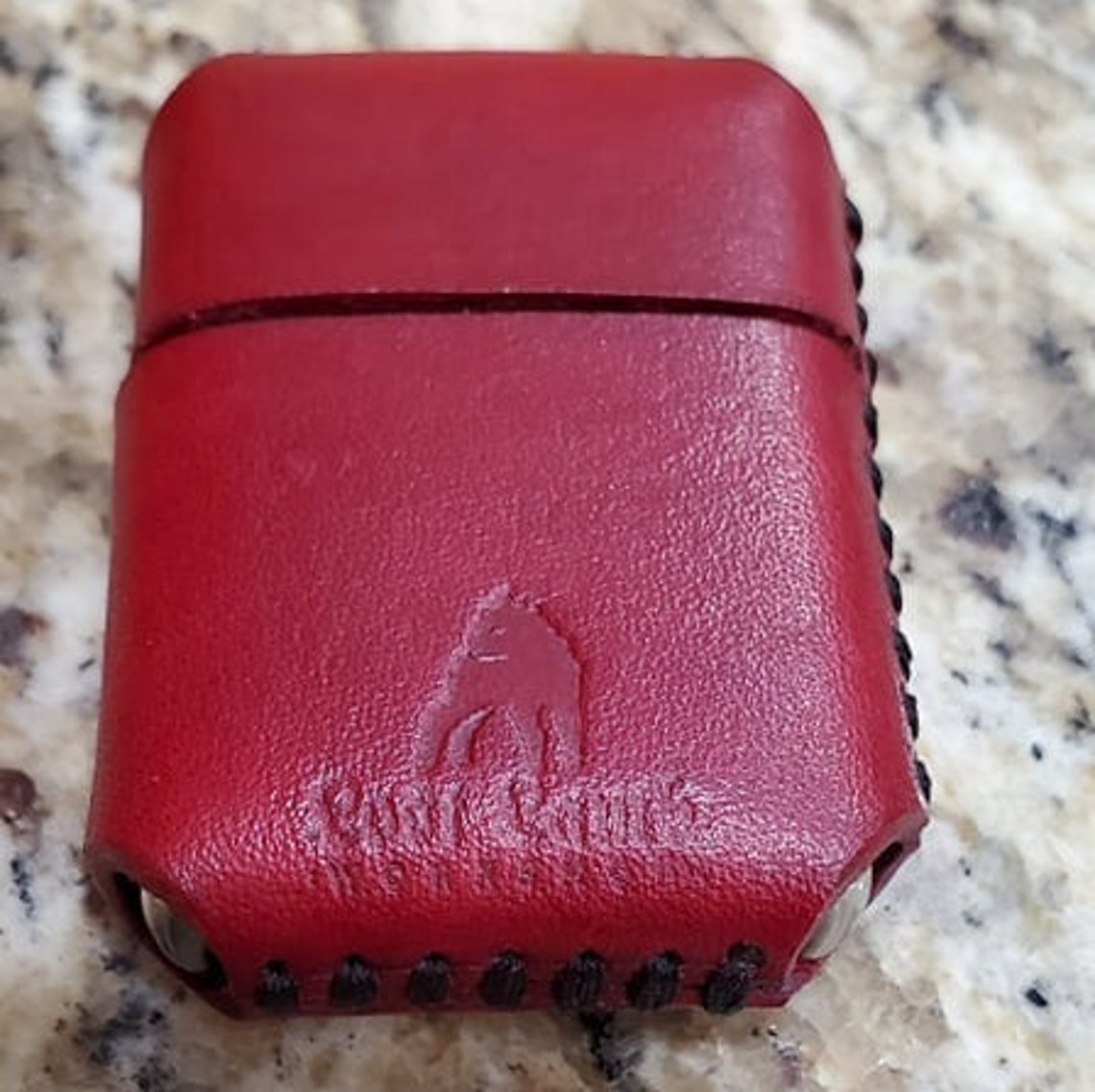 Made to Order Leather Zippo lighter case Etsy