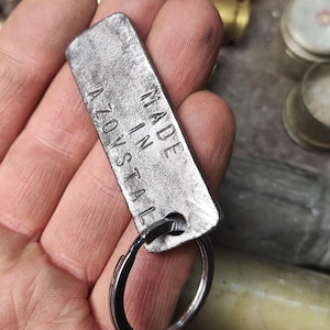 AZOVSTAL Keychains Key Ring| Ukraine Military Souvenir | Ukraine Gift |