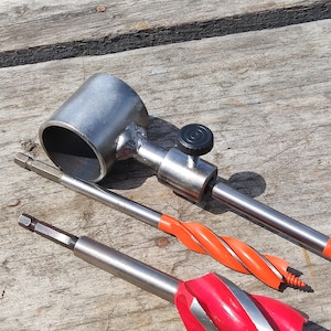 Handle For Brace Bits | Scotch Eye Auger Adapter | Outdoor Accessories | Bushcraft Tools