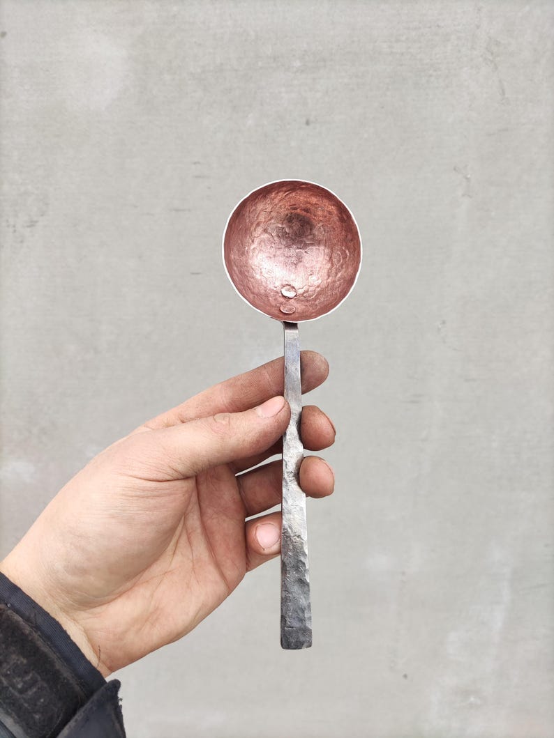 BushcraftUkraine Forged Measuring Spoon - Thumbnail 3