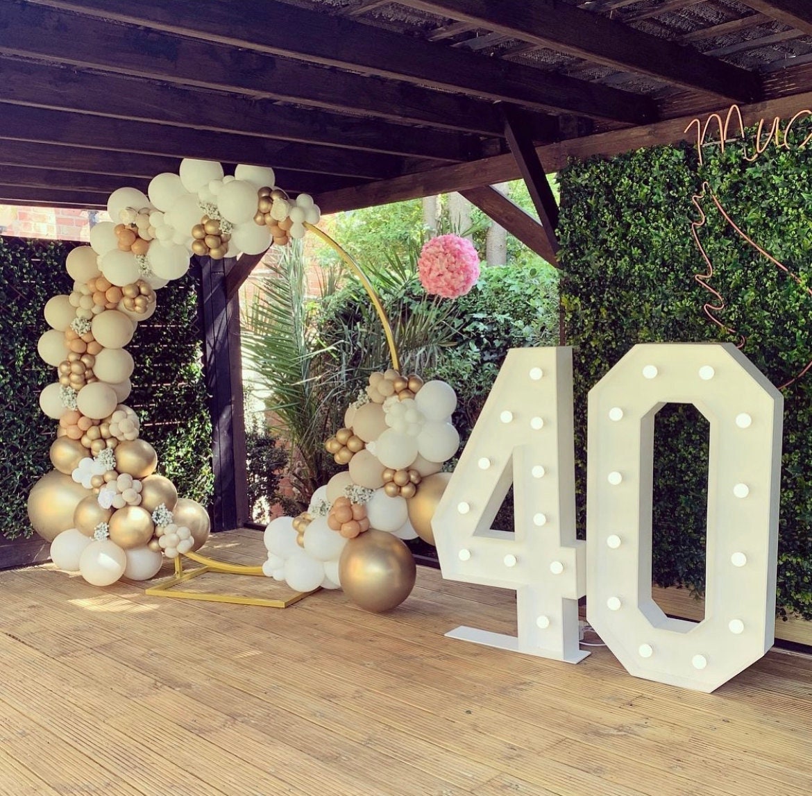 Set of 2. 36 Inch Wood Letters and Numbers. Anniversary Numbers, Giant  Numbers. 30th Birthday, 40th Birthday, 50th Birthday, 60th Birthday. 