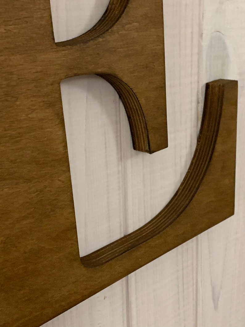 Large Letters for Wall Decor Wood Alphabet Initials 3D Wood Etsy