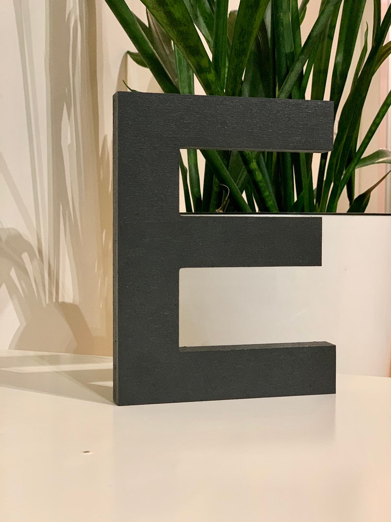 Schwarze Buchstaben für die Wand Große Holzbuchstaben Holz Etsy.de