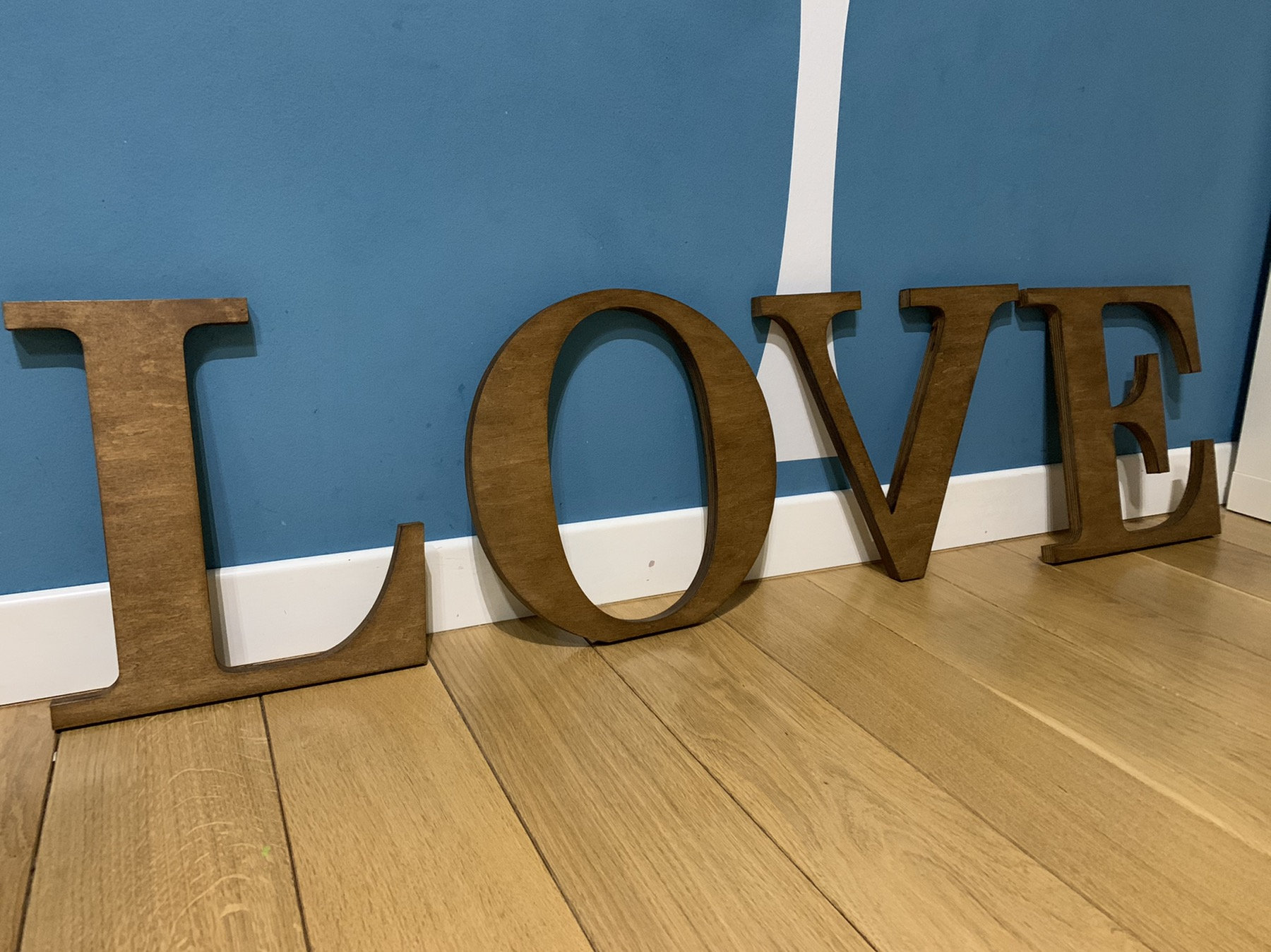 Large Letters For Wall Decor Wood Alphabet Initials 3D Wood Etsy
